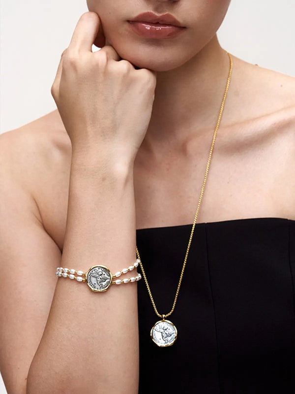 Angel Coin Bracelet