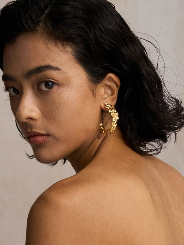 Blossom Hoop Earrings