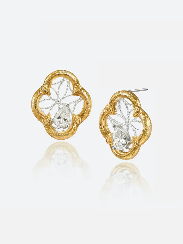 Dream Crabapple Window Earrings