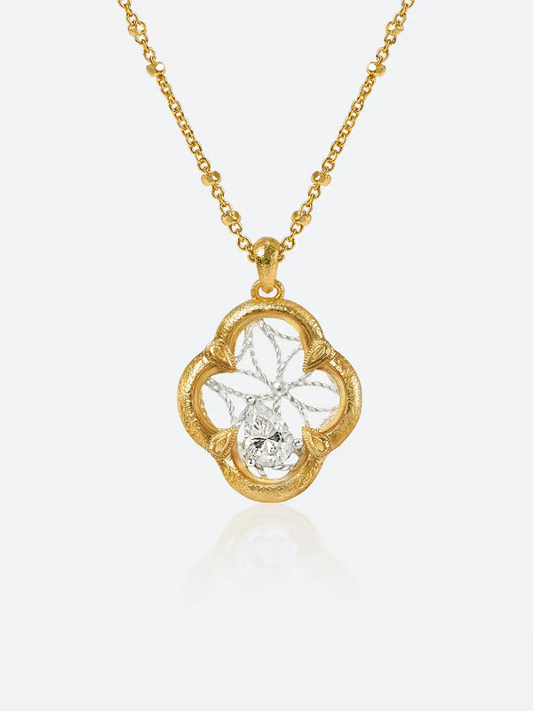 Dream Crabapple Window Necklace