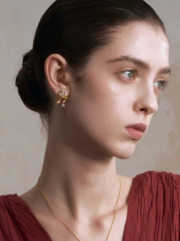 Little Bouquet Bow Earrings