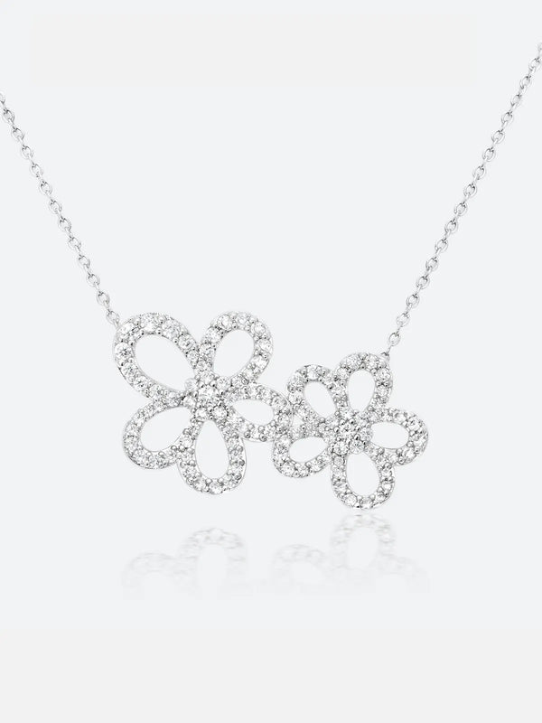 Openwork Flower Necklace